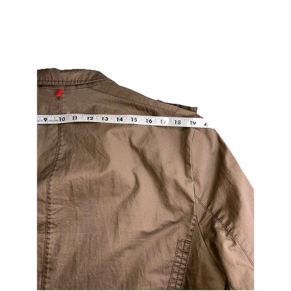 Hugo Boss Men Sz 46R Military Jacket Orange Label Cotton Canvas Sport Coat - Picture 14 of 15
